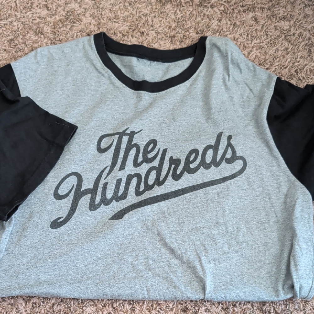 The Hundreds Heather Gray Tee with Black Accents